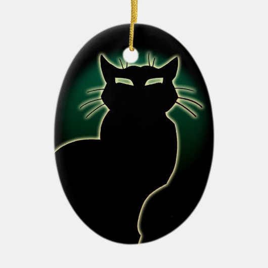 Cat Ornament Personalized Cat Decoration Gift (Voorkant)