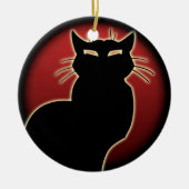 Cat Ornament Personalized Cat Decoration Gift (Voorkant)