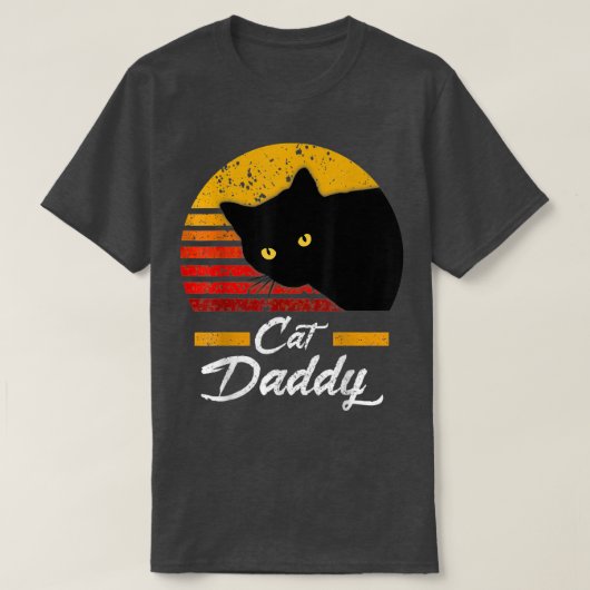 Cat Papa Cat Papa  kat Funny T-shirt (Design voorkant)