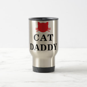 Cat Papa Travel Mug Reisbeker