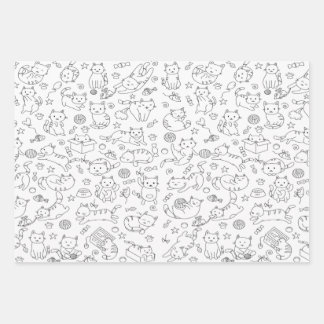 Cat Party. Cadeaupapier