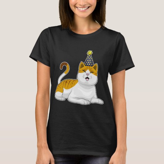 Cat Party pet T-shirt (Voorkant)