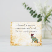 Cat Patchwork Pet Briefkaart (Staand voorkant)