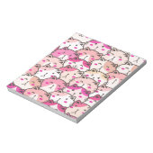 Cat Pattern Funny Colorful Pets Animals Notitieblok (Gedraaid)