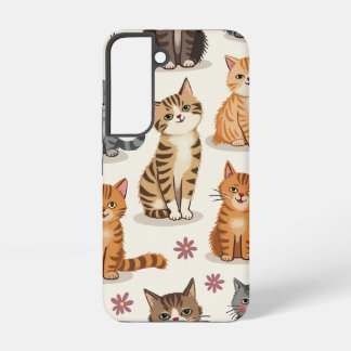Cat Pattern Galaxy-Hoesje Samsung Galaxy Hoesje