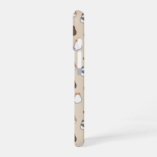 Cat Pattern iPhone Case iPhone 16 Hoesje (Linkerkant)