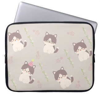 Cat-Pattern Laptoptoegang Laptop Sleeve