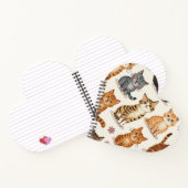 Cat Pattern Notes Notitieboek (Binnen)