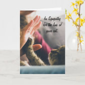 Cat Paw High-five Kaart (Gele Bloem)