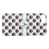 Cat Paw Print Patroon Case-Mate iPhone Case (Achterkant (Horizontaal))
