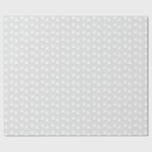 Cat Paw Print Wrapping Papier (Vlak)