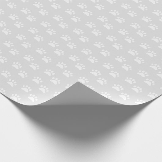 Cat Paw Print Wrapping Papier (Hoek)