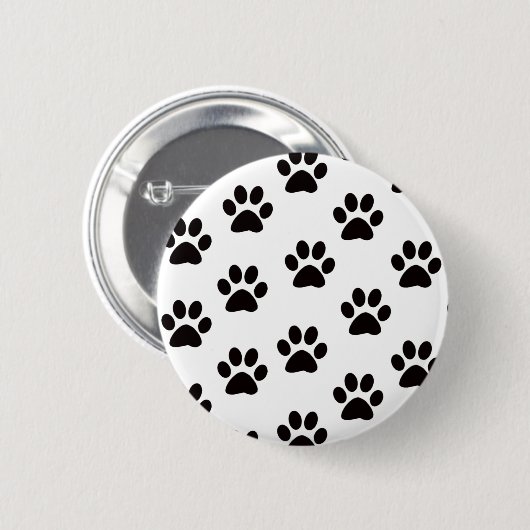 Cat Paw Prints Button (Voorkant /achterkant)