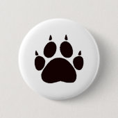 Cat Paw Prints Ronde Button 5,7 Cm (Voorkant)