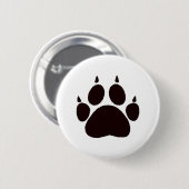 Cat Paw Prints Ronde Button 5,7 Cm (Voorkant /achterkant)