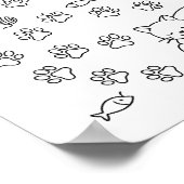 Cat Paw Prints Savings Challenge Tracker (Hoek)