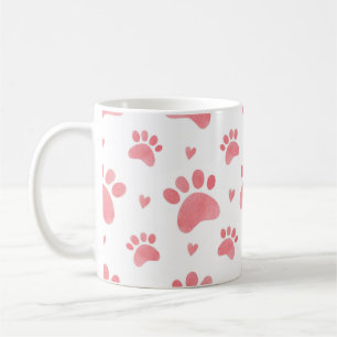 Cat Paws Waterverf Patroon Koffiemok