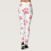 Cat Paws Waterverf Patroon Leggings (Achterkant)
