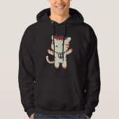 cat  peace hoodie (Voorkant)