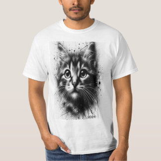Cat Pen Black T-shirt