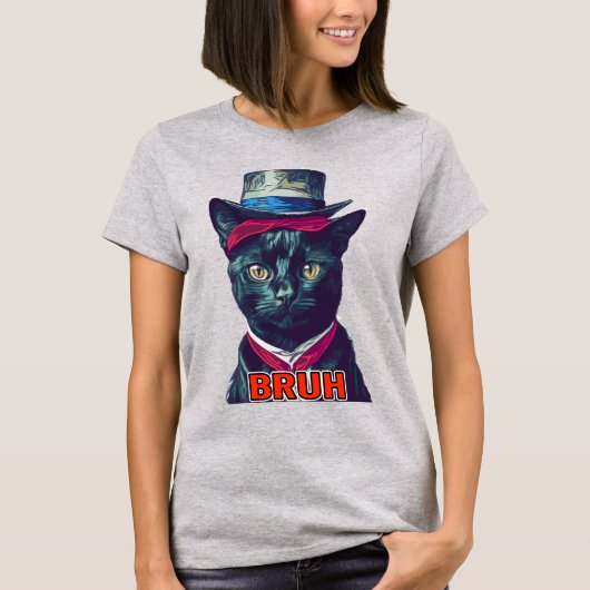 CAT & PET BRUH T-shirt (Voorkant)