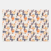 Cat Pet Pattern-cadeau voor cartoon Inpakpapier Vel (Voorkant 3)
