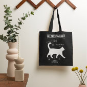Cat Petting Guide Canvas tas