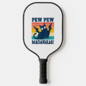 Cat Pew Pew Madafakas Crazy Cat Pistool Pickleball Paddle (Voorkant)
