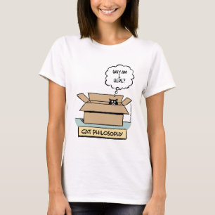 Cat Philosophy Dames Baby Doll T-shirt