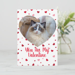 Cat Photo Custom Valentijnsdag Kaart