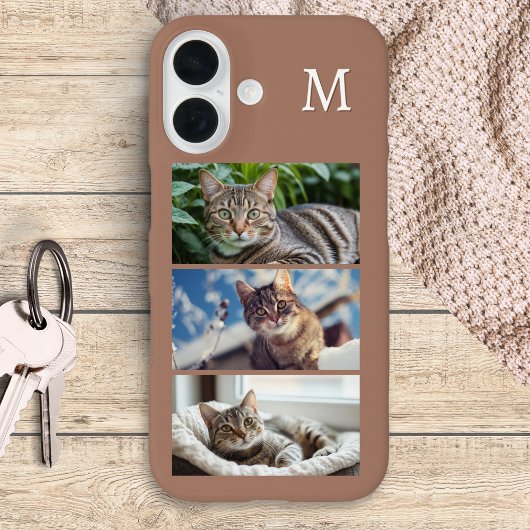 Cat Photo Gallery Pet Lover Aangepast Initiaal Case-Mate iPhone Case