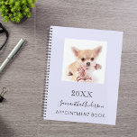 Cat, photo lavande<br><div class="desc">Un arrière - plan lavande, violet. Personnalisez et ajoutez une photo, une année, un nom et un texte. Le nom est écrit en noir avec un grand script de style à la main moderne.</div>
