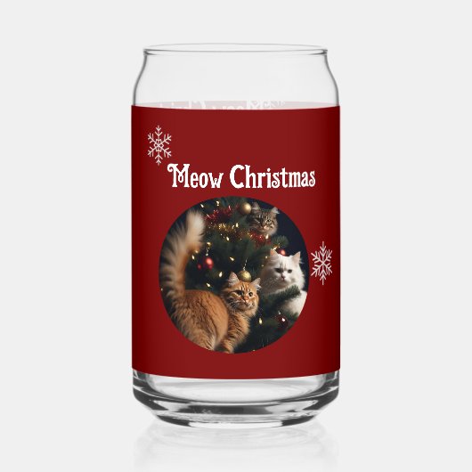 Cat Photo, Meow Christmas, customize  (Recto)