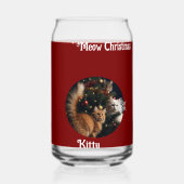 Cat Photo, Meow Christmas, customize  (Verso)