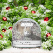 Cat Photo Name Keepsake Customize (Noël)