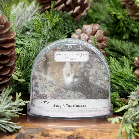 Cat Photo Name Keepsake Customize (Hiver)
