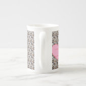 Cat Photo pattern Heart Name Specialty Mug (Dos)