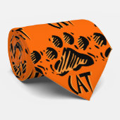 CAT PIJNPRINTS ONTWERP STROPDAS (Opgerold)