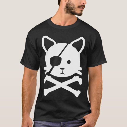 Cat Pirate T-Shirt (Voorkant)