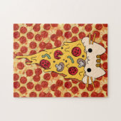 cat pizza jigsaw puzzle jeu (Horizontal)