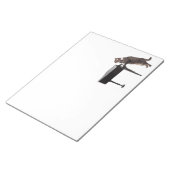 Cat Playing Piano Notitieblok (Schuin)