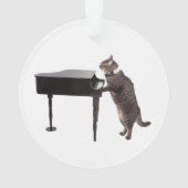 Cat Playing Piano Ornament (achterkant)
