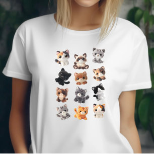 Cat Plush Speelgoed Collectie T-shirt