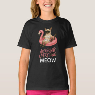 Cat Pool Party T-shirt