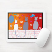 Cat Pop Art Muismat (Met muis)