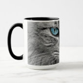 Cat Portrait Koffie Mok (Links)