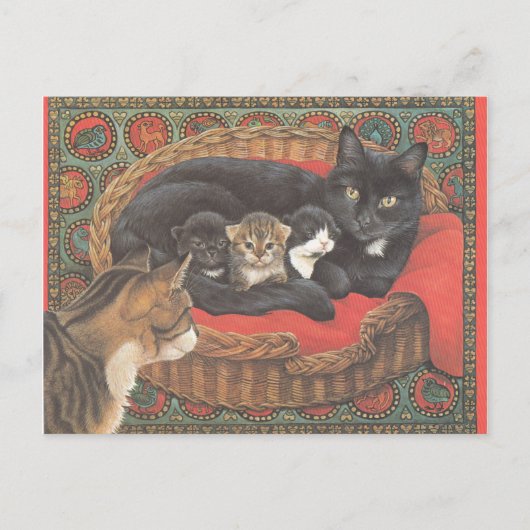 Cat Postcards Briefkaart (Voorkant)