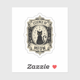 Cat Potion Label – Essentie van Meow  Sticker
