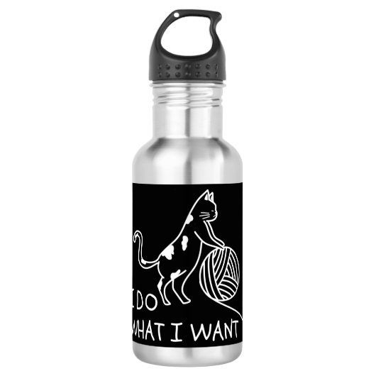 Cat PplayYarn Waterfles (Voorkant)