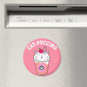 Cat Puccino Magneet (Insitu (Vaatwasser))